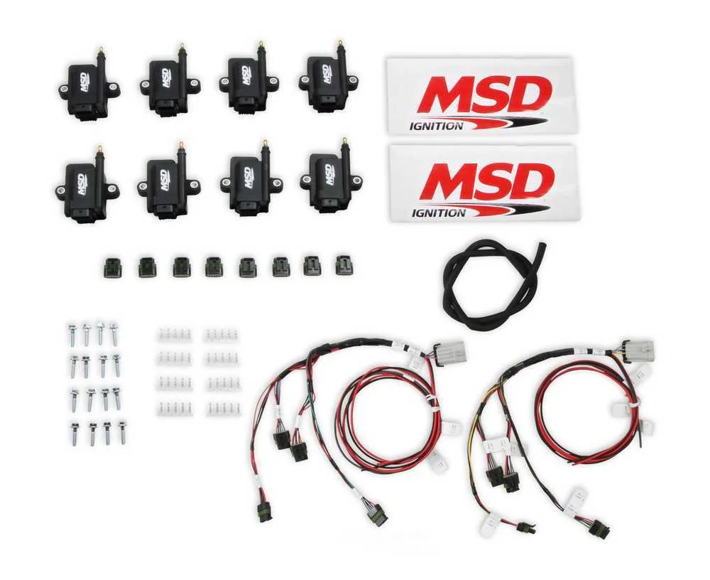 MSD Ignition Coil - Smart - Big Wire Kit - Black 82893-KIT - Main Product View