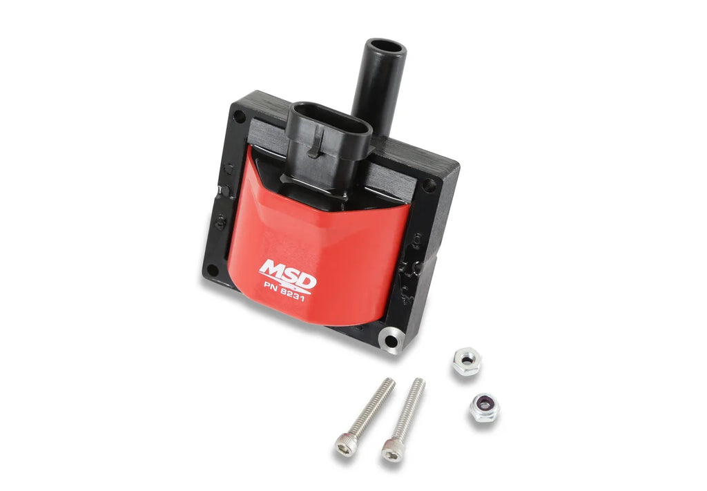 MSD Ignition Connector Coil - Red