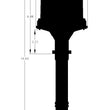 Load image into Gallery viewer, MSD Late Model HEI V8 Ext Coil Distributor - Black fits 1987-1995 Chevrolet / GMC - Side View