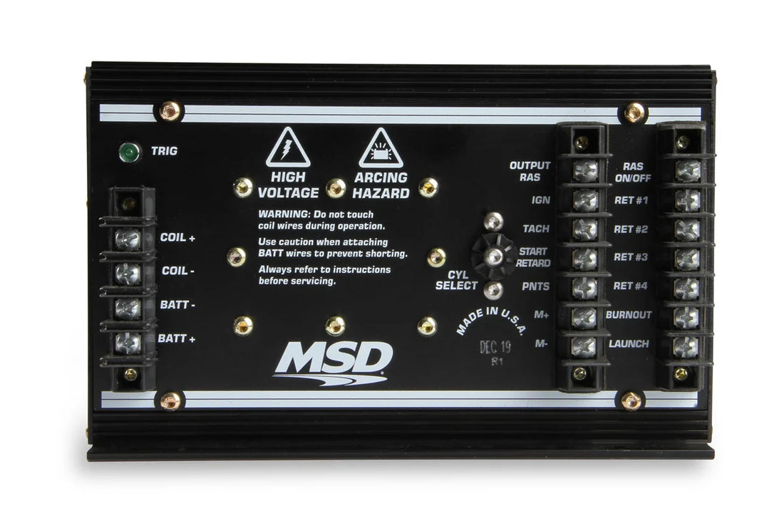 MSD MSD 7AL-3 Ignition Control 7330 - Back View