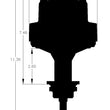 Load image into Gallery viewer, MSD MSD Billet Chrysler Small Block Distributor 8534 - Side View