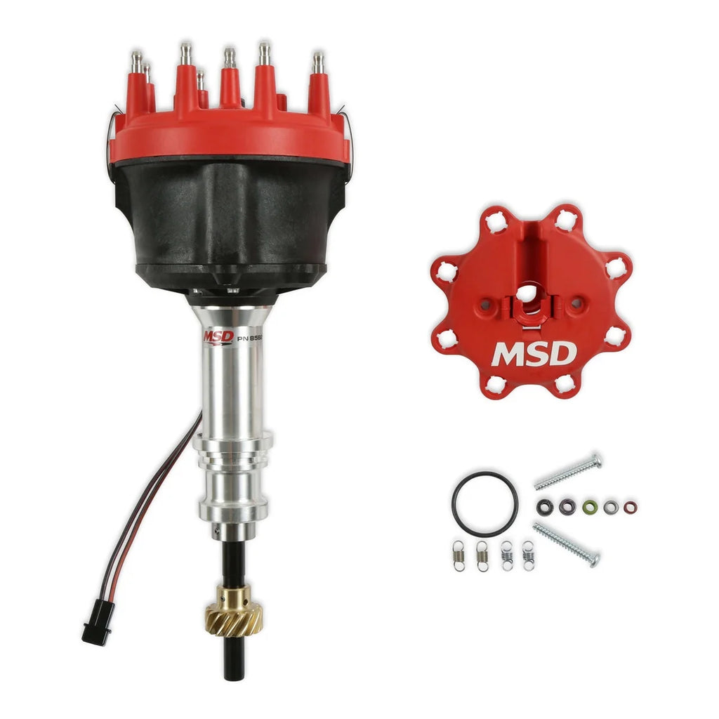 MSD MSD Billet Distributor - Ford - Small Block V8 - Bronze Gear 85827 - Main Product View