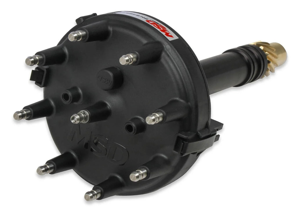 MSD MSD Black Chevy Low-Profile Crank Trigger Distributor 846973 - Back View