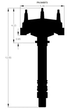 Load image into Gallery viewer, MSD MSD Black Chevy Low-Profile Crank Trigger Distributor 846973 - Additional View 6