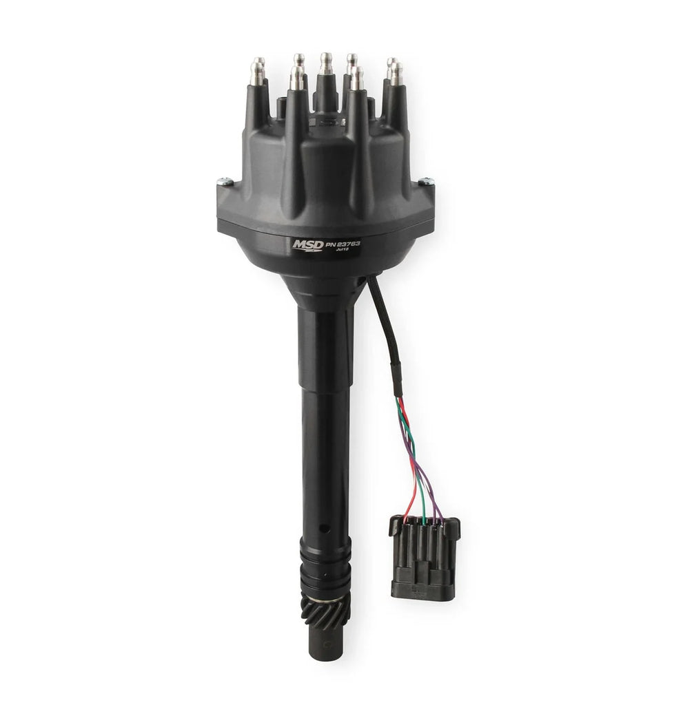 MSD MSD Black, Chevy Tall Deck Dual Sync Distributor 23763 - Main Product View