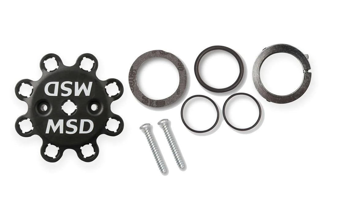 MSD MSD Black, Chevy Tall Deck Dual Sync Distributor 23763 - Installation View
