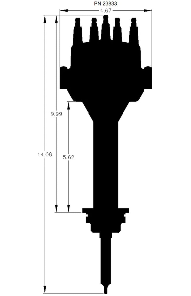 MSD MSD Black,  Chrysler 426, 440 Dual Sync Distributor 23833 - Additional View 6