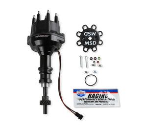 MSD MSD Black Distributor Ford 289-302, Pro Billet, Small Cap, Steel Gear 857931 - Main Product View