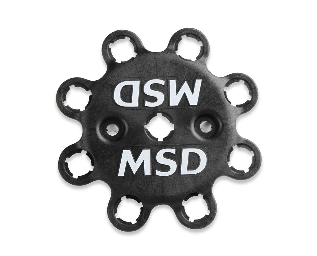 MSD MSD Black Distributor Ford 351C-460, Pro Billet, Small Cap, Steel Gear 857731 - Side View