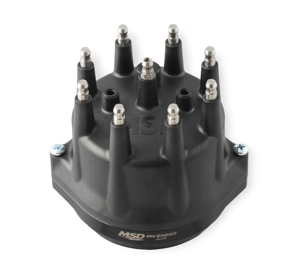 MSD MSD Black, Oldsmobile V8 Dual Sync Distributor 23853 - Back View