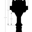 Load image into Gallery viewer, MSD MSD Black, Oldsmobile V8 Dual Sync Distributor 23853 - Additional View 5