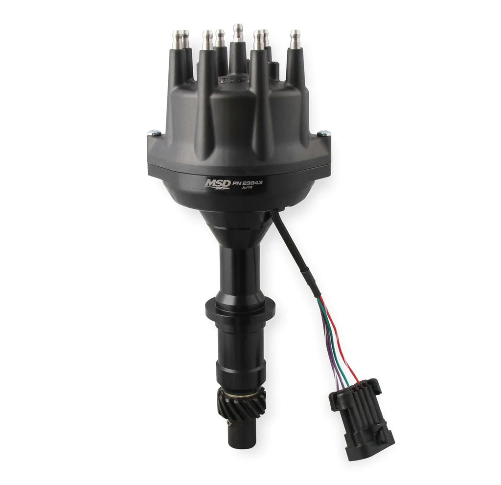 MSD MSD Black, Pontiac V8 Dual Sync Distributor 23843 - Main Product View