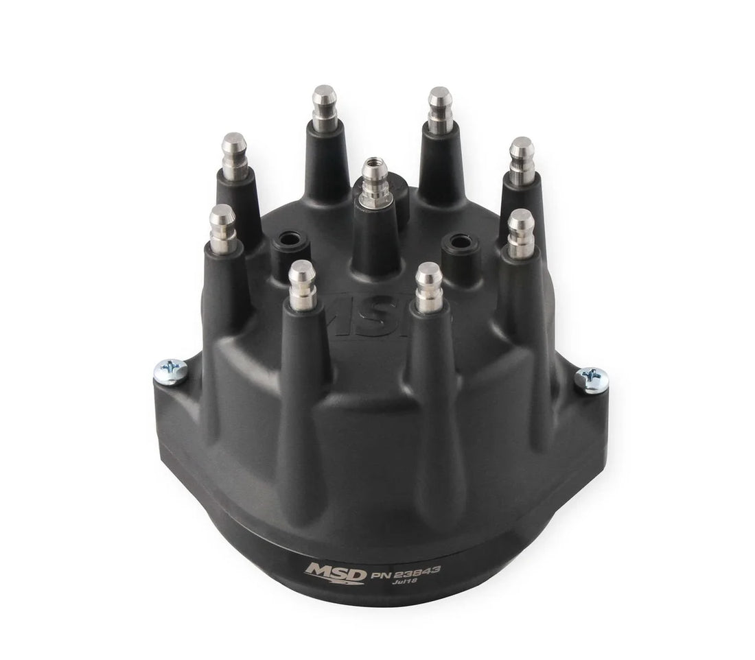 MSD MSD Black, Pontiac V8 Dual Sync Distributor 23843 - Back View