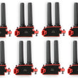 Load image into Gallery viewer, MSD MSD Blaster Ignition Coil - Gen III HEMI 05-24 - Red - 8-Pack 5.7/6.1/6.2/6.4 82558 - Side View