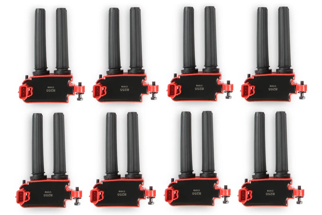 MSD MSD Blaster Ignition Coil - Gen III HEMI 05-24 - Red - 8-Pack 5.7/6.1/6.2/6.4 82558 - Side View