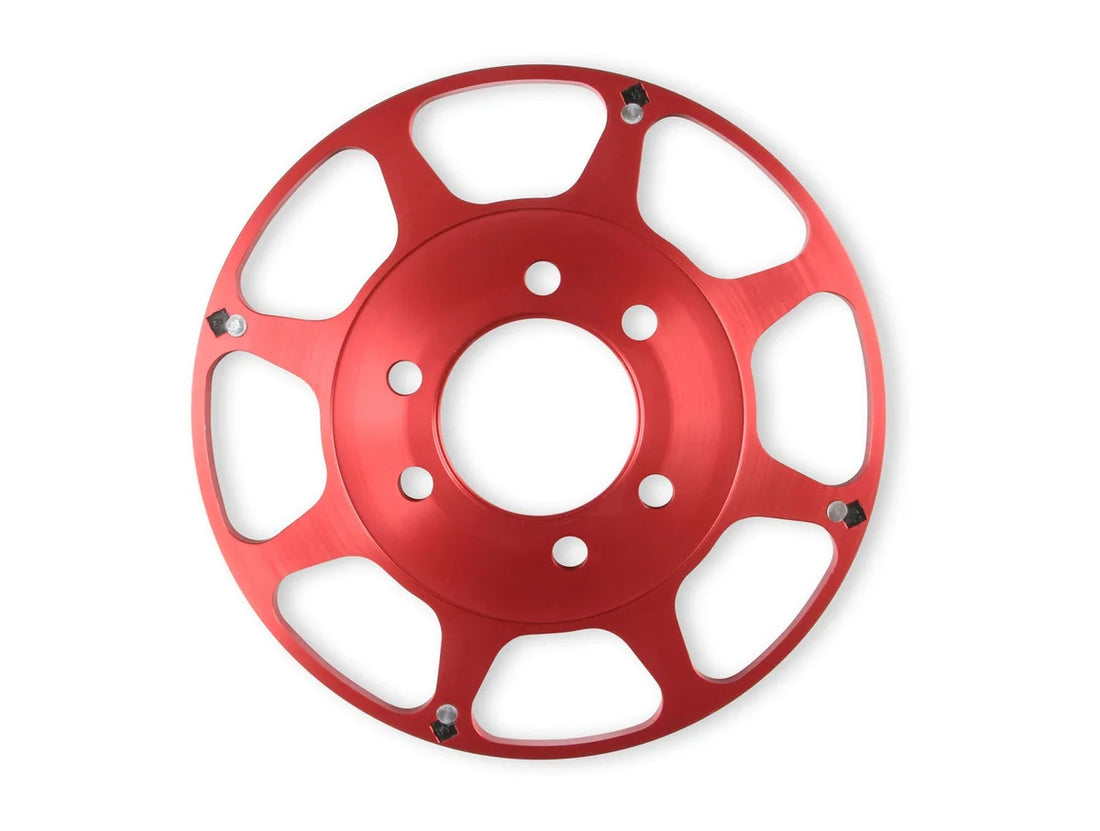MSD MSD Crank Trigger Wheel Kit - Flying Magnet - Hall-Effect  - BBC - 8 in. 86201 - Back View