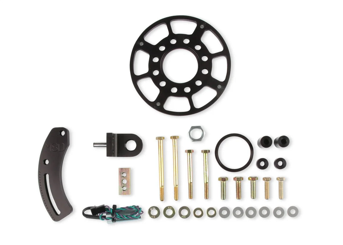 MSD MSD Crank Trigger Wheel Kit - Flying Magnet - SBF - Windsor 86403 - Back View