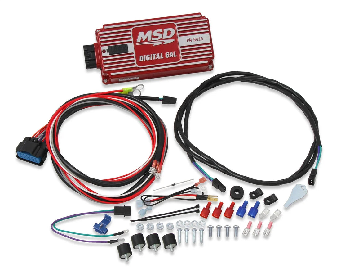MSD MSD Digital 6AL Ignition Control - Red 6425 - Side View
