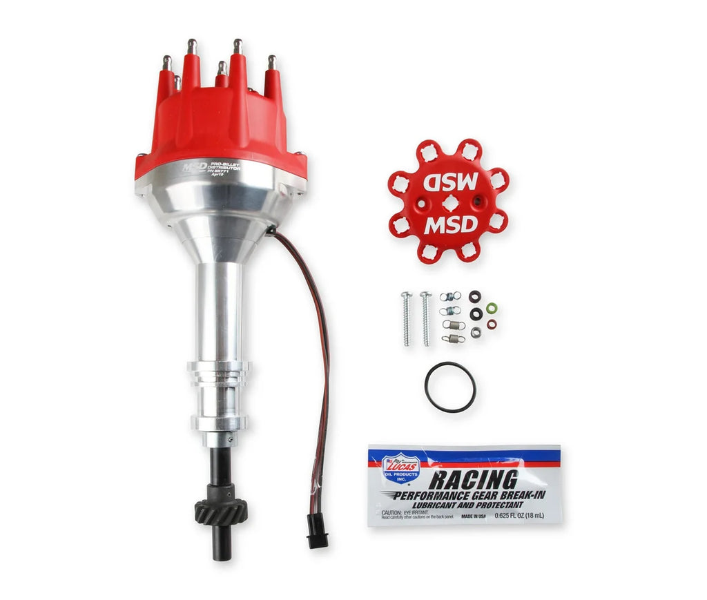 MSD MSD Distributor Ford 351C-460, Pro Billet, Small Cap, Steel Gear 85771 - Main Product View