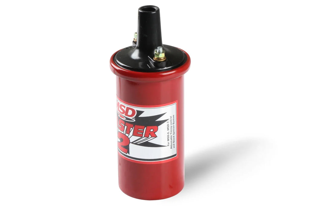 MSD MSD Ignition Coil - Blaster 2 Series - Ballast Resistor - Red 8203 - Back View