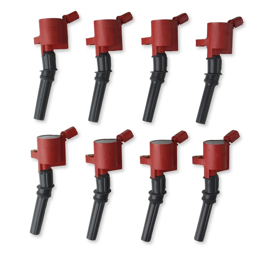MSD MSD Ignition Coil - Blaster - Ford 2-Valve V8 - Red - 8-pack 82428 - Side View