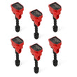 Load image into Gallery viewer, MSD MSD Ignition Coil - Blaster Series - Fits Nissan/Infiniti 3.5L - Red - 6-Pack - Main Product View