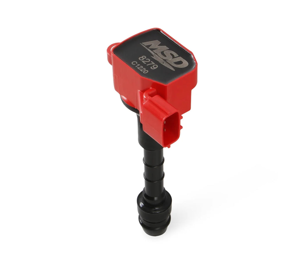 MSD MSD Ignition Coil - Blaster Series - Fits Nissan/Infiniti 3.5L - Red - 6-Pack - Installation View