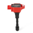 Load image into Gallery viewer, MSD MSD Ignition Coil - Blaster Series - Fits Nissan/Infiniti 3.7L - Red - 6-Pack - Side View