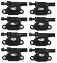 Load image into Gallery viewer, MSD MSD Ignition Coil - Blaster Series - Gen V GDI Engine - Black - 8-Pack - Square - Main Product View