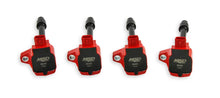 Load image into Gallery viewer, MSD MSD Ignition Coil - Blaster Series - Honda 1.5L/2.0L/2.0L Turbo 4-cyl-Red-4-Pack - Main Product View