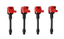Load image into Gallery viewer, MSD MSD Ignition Coil - Blaster Series - Honda 1.5L/2.0L/2.0L Turbo 4-cyl-Red-4-Pack - Back View