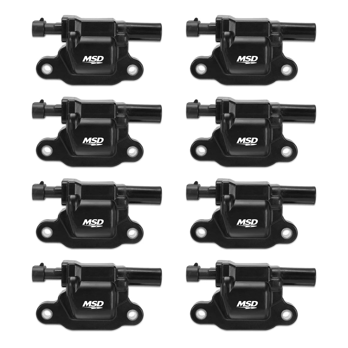 MSD Ignition Coil - Series - Black - 8-Pack 826583 fits 1999-2017 ...