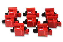Load image into Gallery viewer, MSD MSD Ignition Coil - GM LS Blaster Series - L-Series Truck Engine - Red - 8-Pack 82648 - Side View