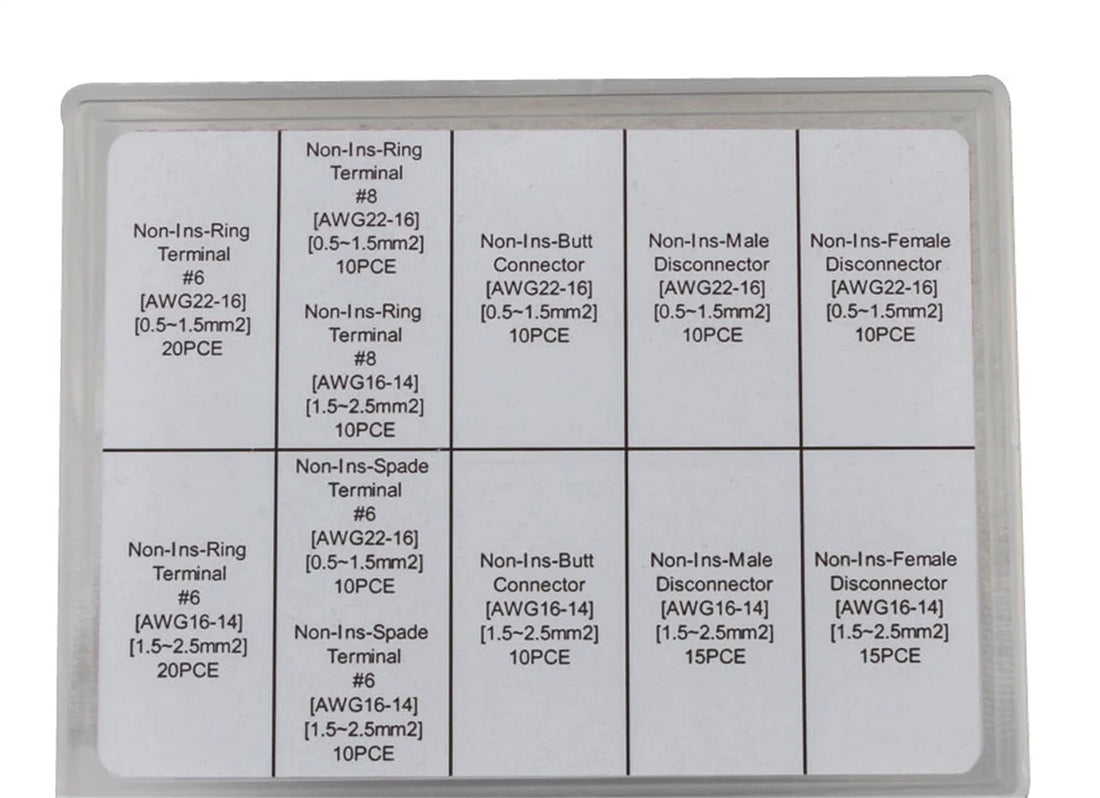 MSD MSD Non-Insulated Connector Kit 8196MSD - Back View