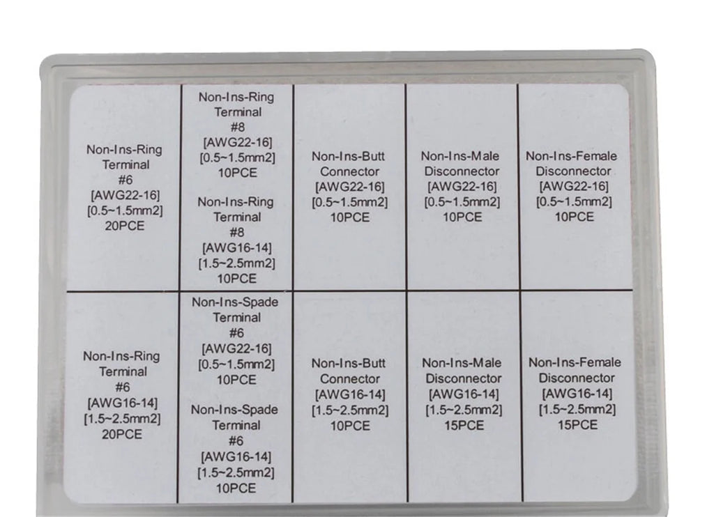 MSD MSD Non-Insulated Connector Kit 8196MSD - Back View