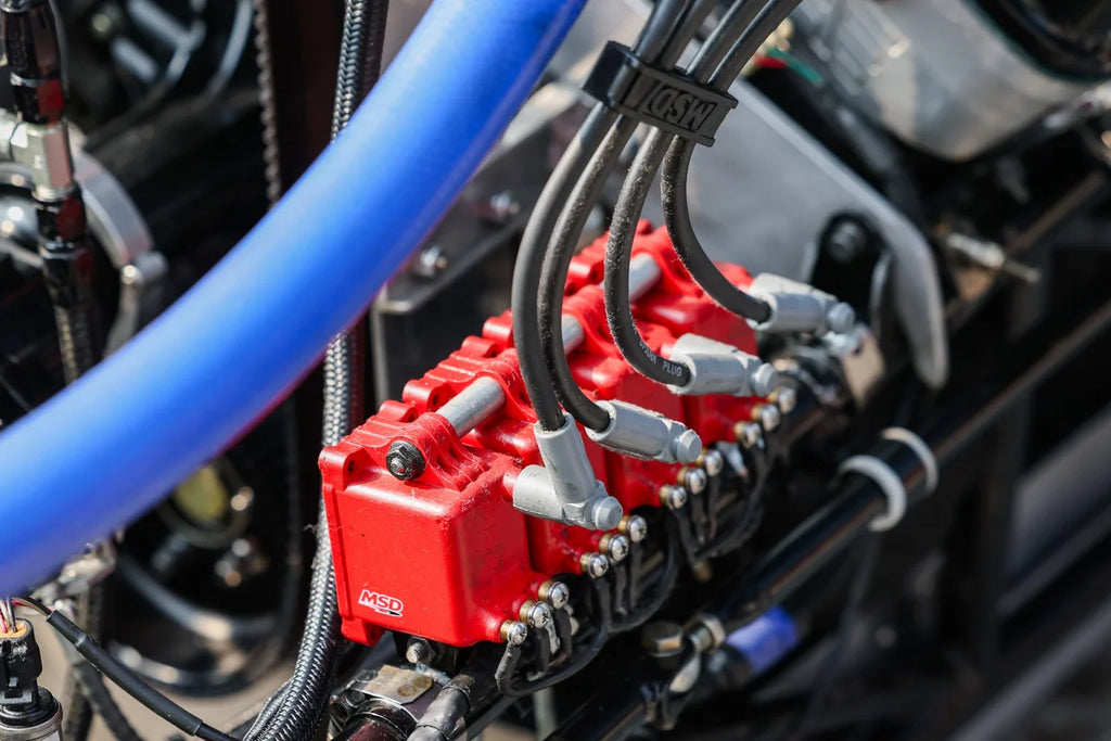 MSD MSD PRO 600 CDI Ignition and Coil Kit - Red Coils 8000-8HO - Side View