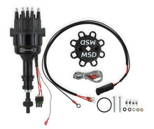 Load image into Gallery viewer, MSD MSD Ready-to-Run Black Marine Distributor Ford 351C-460, Steel Gear 835071 - Main Product View