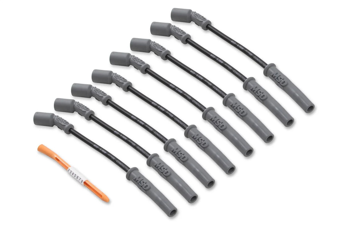 MSD MSD Super Conductor 8.5mm Wire Set, Black, GM Truck & SUV 99-13 4.8/5.3/6.0/8.1L 32823 - Side View