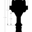 Load image into Gallery viewer, MSD Oldsmobile V8 Dual Sync Distributor 2385 - Side View