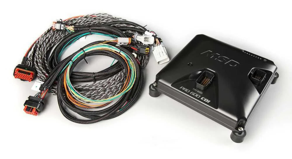 MSD PRO 600 CDI Ignition and Coil Kit - Black Coils 80003-8HO - Side View