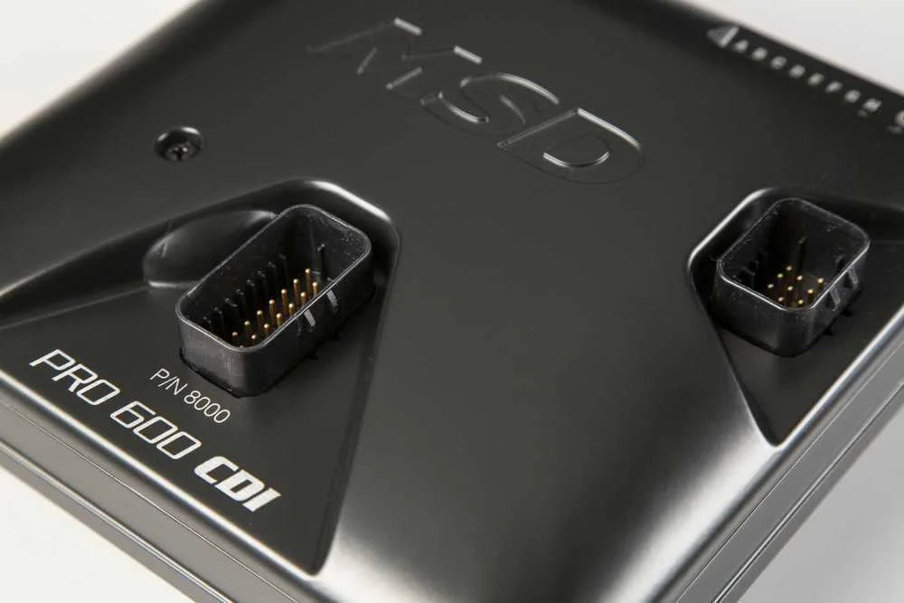 MSD PRO 600 CDI Ignition and Coil Kit - Black Coils 80003-8HO - Installation View