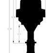 Load image into Gallery viewer, MSD Pontiac V8 Ready-to-Run Distributor 8528 - Side View