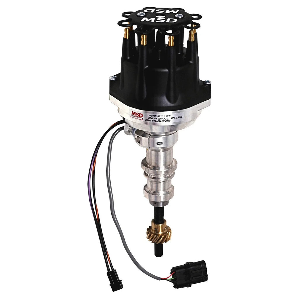 MSD Pro-Billet Cam Sync Distributor, Ford 289/302, Bronze gear 2360 - Main Product View