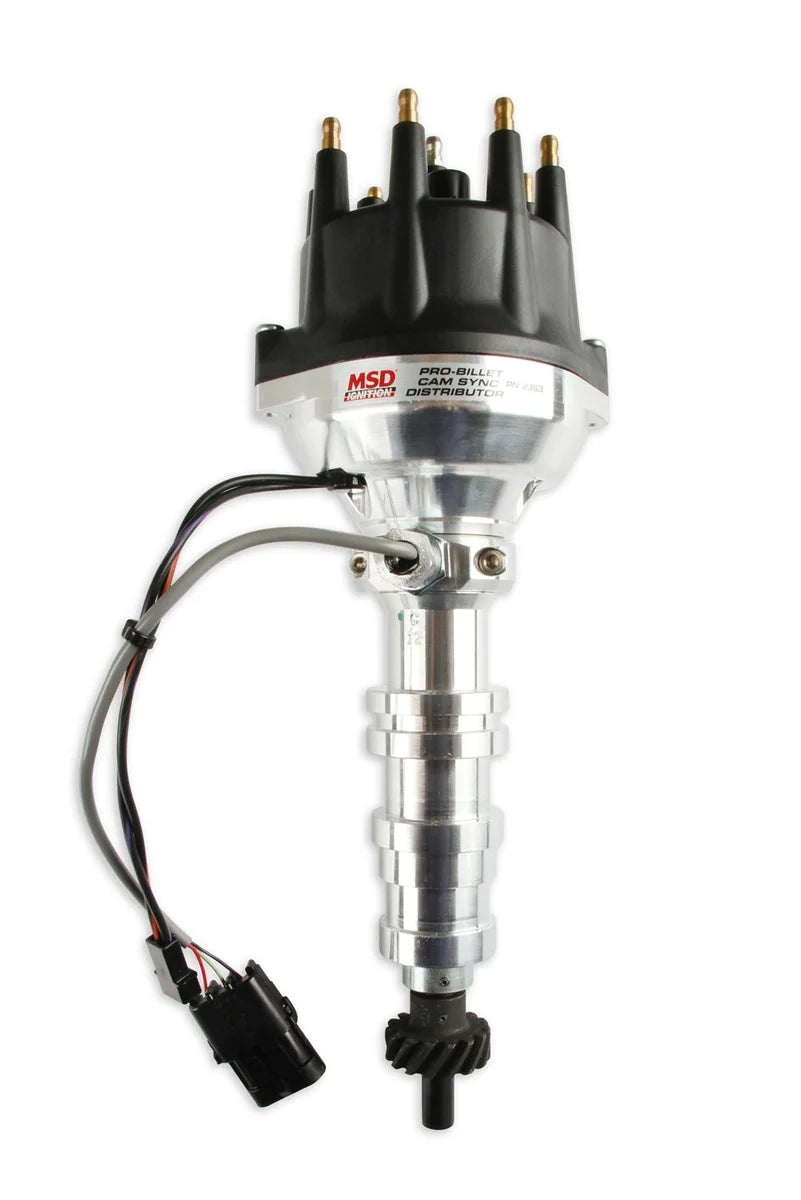 MSD Pro-Billet Cam Sync Distributor, Ford FE, Steel gear 2363 - Additional View 9