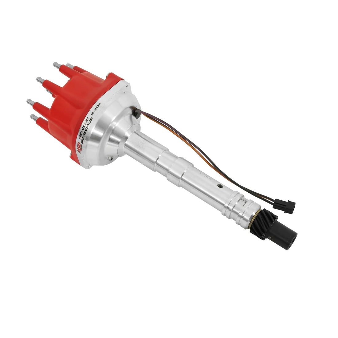 MSD Pro-Billet Small Diameter V8 Distributor fits 1955-2003 Chevrolet / GMC - Side View