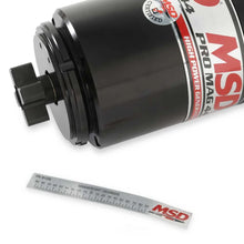 Load image into Gallery viewer, MSD Pro Mag 44 Amp Generator, CCW Rotation, Black, Band Clamp 81403 - Back View