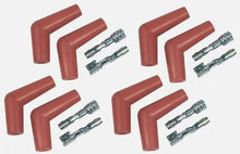 Load image into Gallery viewer, MSD Pro Race Spark Plug Boot &amp; Terminal Kit 115 Deg, 8.5mm, Red