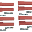 Load image into Gallery viewer, MSD Pro Race Spark Plug Boot &amp; Terminal Kit, Straight, Red, Set of 8 - Main Product View