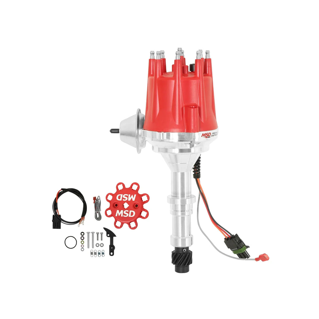 MSD Ready-To-Run Distributor Red fits 1971 Buick Centurion / 1974 Buick Century / 1967-1969 Buick Electra / 1968 1969 Buic...