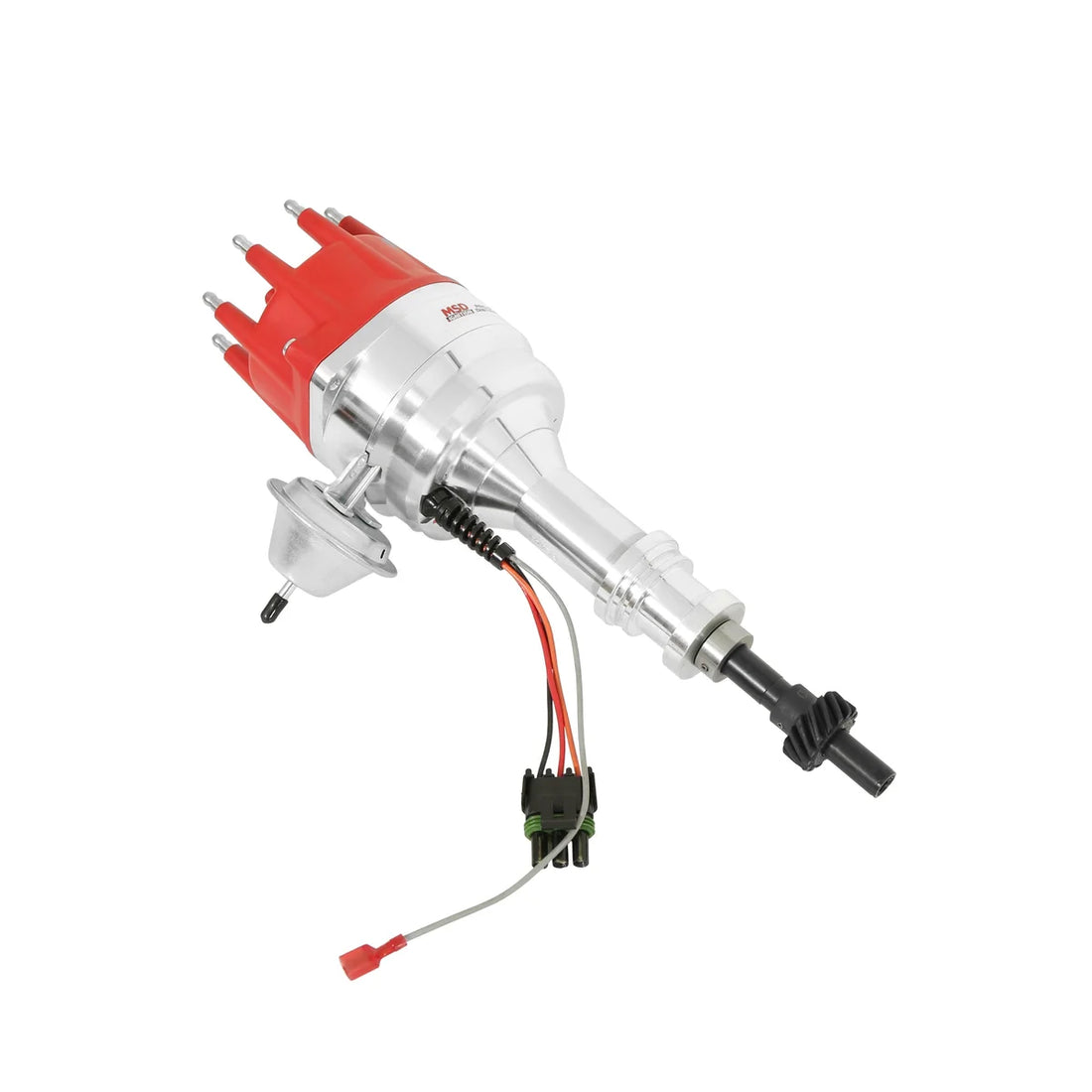 MSD Ready-To-Run Pro-Billet Distributor fits 1975-1986 1991-1997 Ford 351W / Bronco / Custom 500 / E-100 Econoline / E-100...